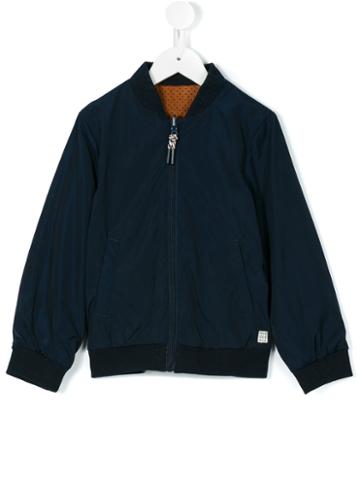 Carrèment Beau - Rope Pull Bomber Jacket - Kids - Polyester - 2 Yrs, Blue