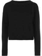 Derek Lam Cropped Sweater - Black