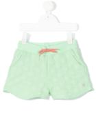 Vingino - Textured Track Shorts - Kids - Elastodiene/polyester - 10 Yrs, Green