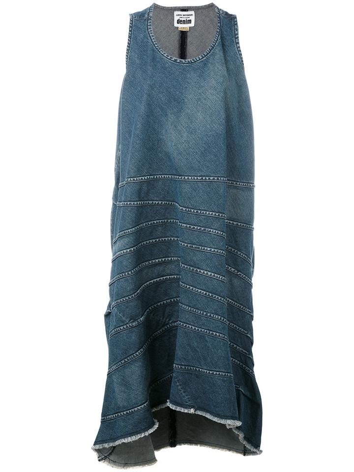 Junya Watanabe Comme Des Garçons - Denim Shift Dress - Women - Cotton - S, Women's, Blue, Cotton