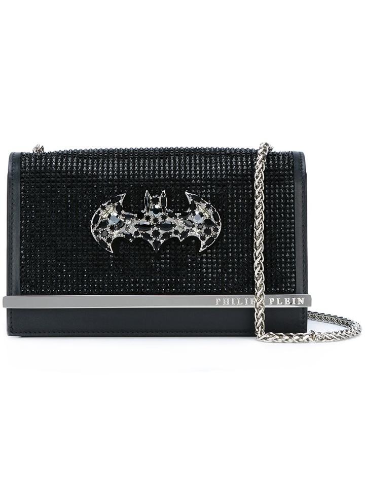 Philipp Plein Bejewelled Batman Shoulder Bag
