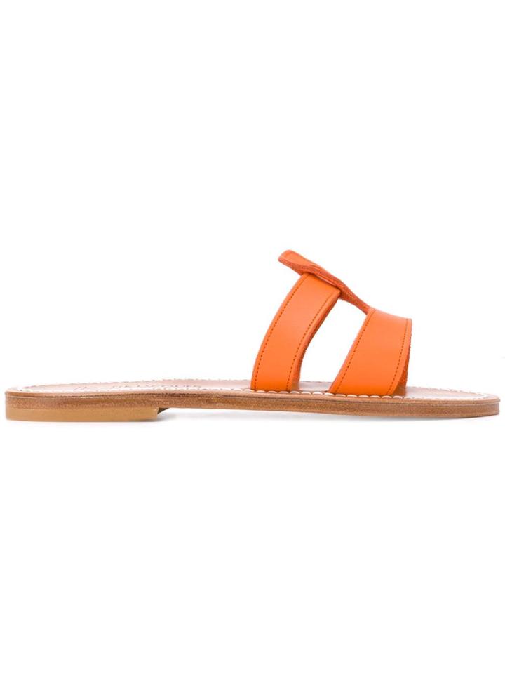 K. Jacques Thanos Sandals - Orange