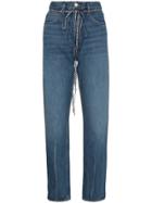 Proenza Schouler Pswl Paperbag Jeans - Blue