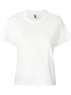 Comme Des Garçons Noir Kei Ninomiya Notch Sleeve T-shirt - White
