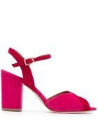 Paris Texas Contrast Open-toe Sandals - Pink