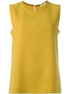 P.a.r.o.s.h. Classic Tank, Women's, Size: Medium, Yellow/orange, Polyamide/spandex/elastane/wool