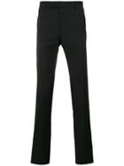 Lanvin Stripe Panel Tailored Trousers - Black