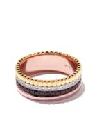 Boucheron 18kt Yellow, Rose, And White Gold Diamond Quatre Classique