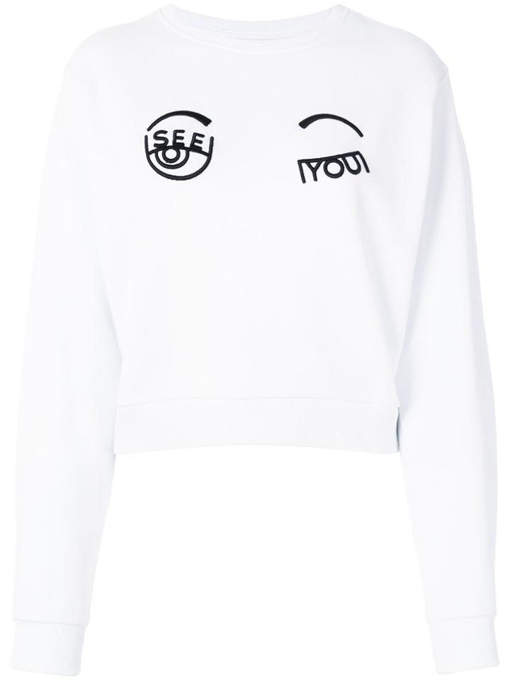Chiara Ferragni See You Sweatshirt - White
