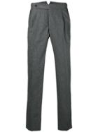The Gigi Fitted Tailored Trousers - Grey