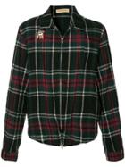 Undercover Check Print Jacket - Green