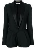 Saint Laurent Tailored Fitted Playsuit - Black