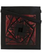 Issey Miyake Geometric Patterned Tote Bag - Black