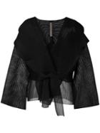 Rick Owens - Kimono Jacket - Women - Silk/polyester - One Size, Black, Silk/polyester