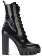 Dsquared2 Logo Strap Rubber Lug Sole - Black