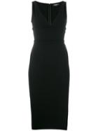 Dsquared2 Fitted Plunge Dress - Black