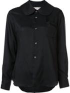 Comme Des Garçons 'petal Collar' Shirt, Women's, Size: Small, Black, Cupro