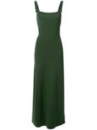 Tomas Maier Cut-out Detail Fitted Dress - Green