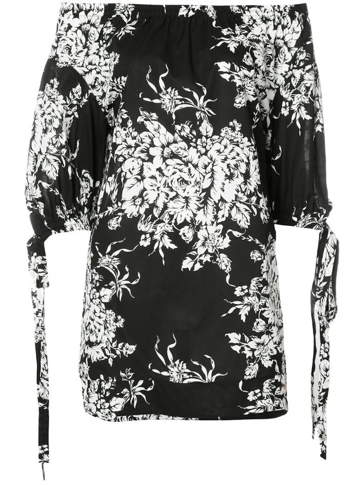 Sonia Rykiel - Floral Beach Dress - Women - Cotton - 38, Black, Cotton
