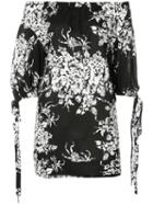 Sonia Rykiel - Floral Beach Dress - Women - Cotton - 38, Black, Cotton