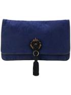 Gianfranco Ferré Pre-owned Jacquard Clutch Bag - Blue