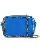 Stella Mccartney Falabella Zip Crossbody Bag, Women's, Blue, Artificial Leather