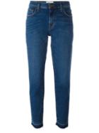 Current/elliott 'the Unrolled Fling' Jeans, Women's, Size: 25, Blue, Cotton/spandex/elastane