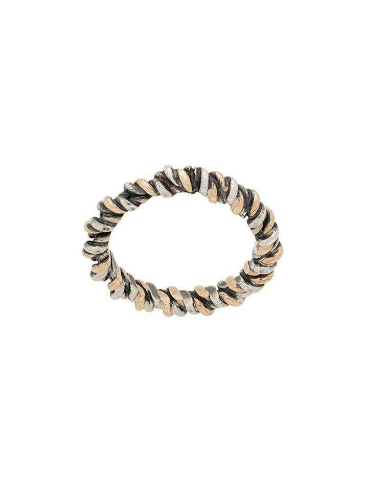 Ugo Cacciatori Twisted Ring - Silver