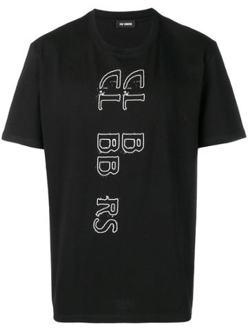 Raf Simons Clubber Print T-shirt - Black