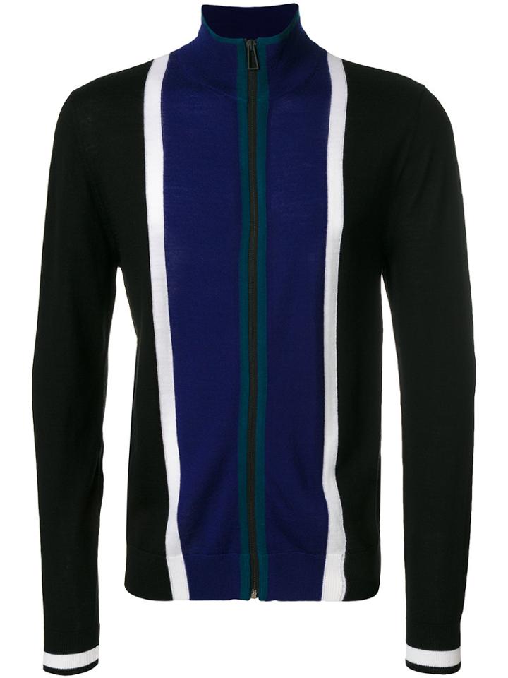 Ps By Paul Smith Zip-up Sweater - Black