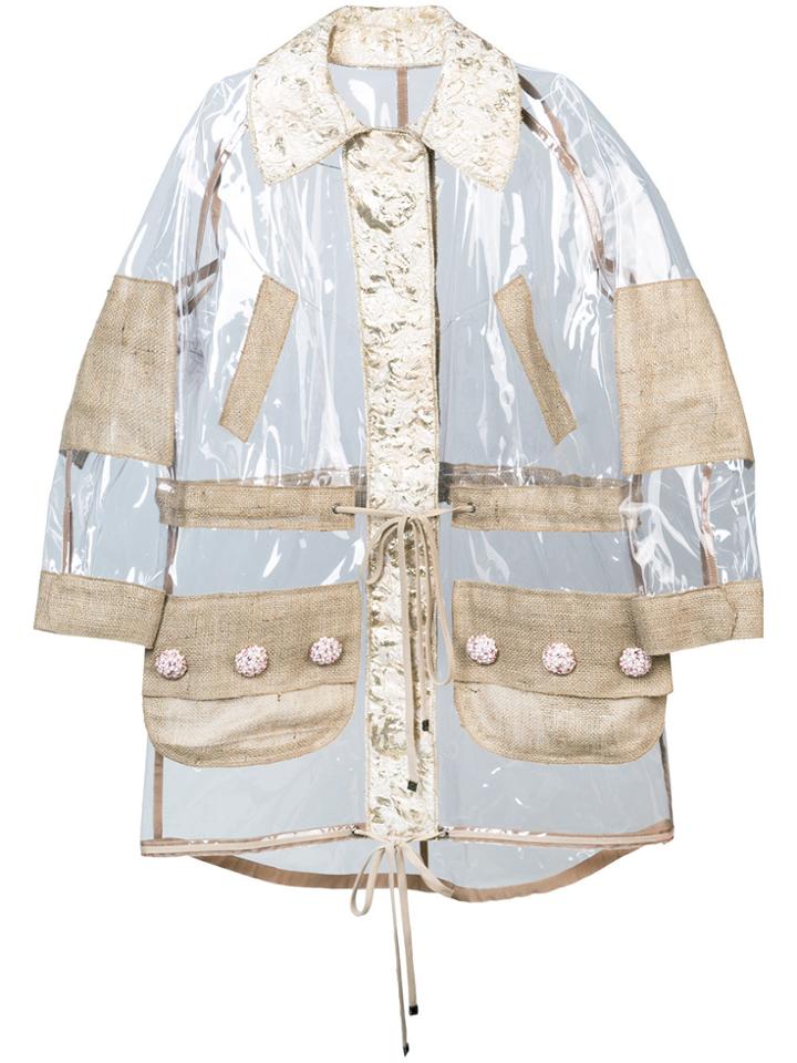 Dolce & Gabbana Decorative Raincoat - Nude & Neutrals