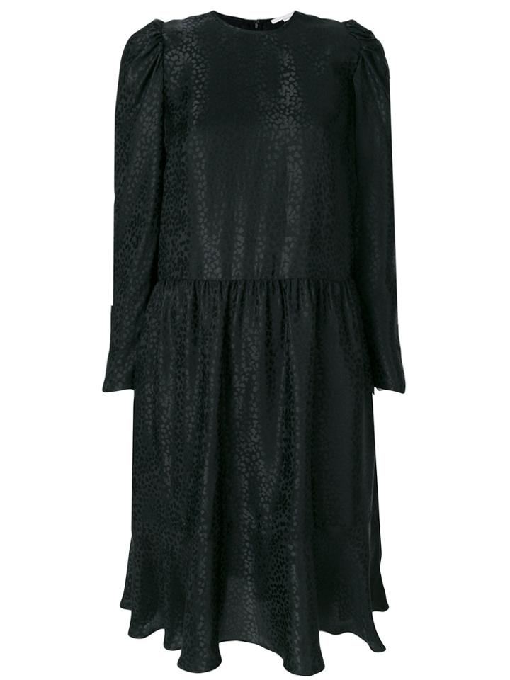 Stella Mccartney Oversized Patterned Dress - Black