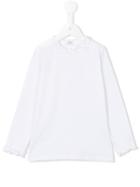 Il Gufo Ruffled T-shirt, Girl's, Size: 6 Yrs, White