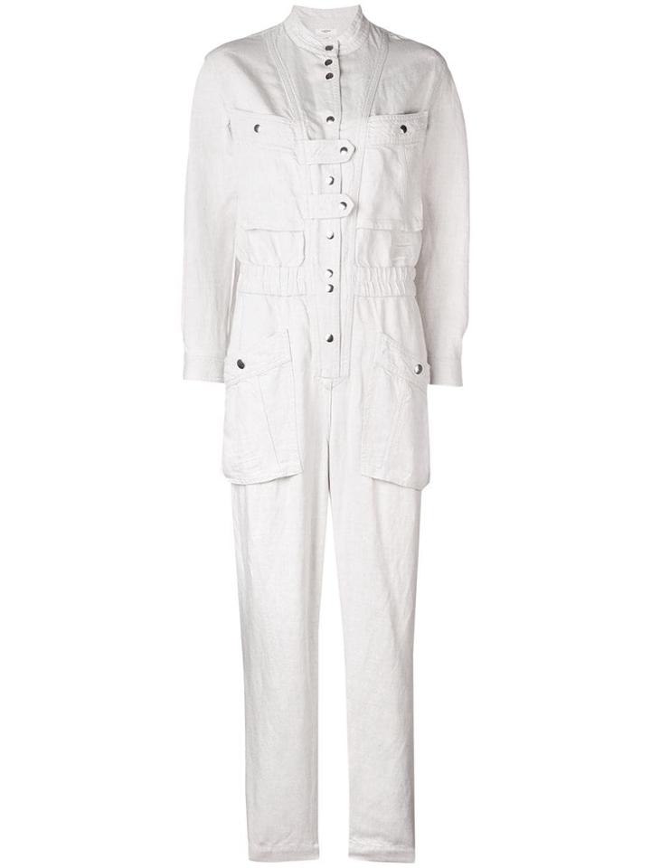 Isabel Marant Étoile Lashay Button Jumpsuit - Neutrals