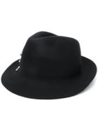 Ca4la Crystal Embellished Hat - Black