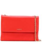 Lanvin - Foldover Shoulder Bag - Women - Cotton/leather - One Size, Red, Cotton/leather