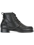 Helmut Lang Strap Detail Ankle Boots - Black