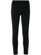 Michael Michael Kors Lace Up Skinny Trousers - Black