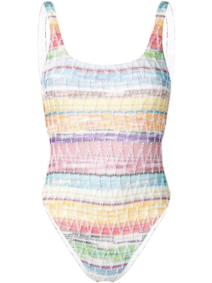 Missoni Mare Zigzag Print Swimsuit - Yellow