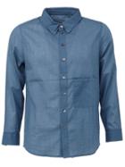 By Walid Patch Pocket Shirt, Men's, Size: Xl, Blue, Cotton