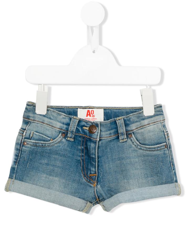 American Outfitters Kids Denim Shorts, Girl's, Size: 6 Yrs, Blue