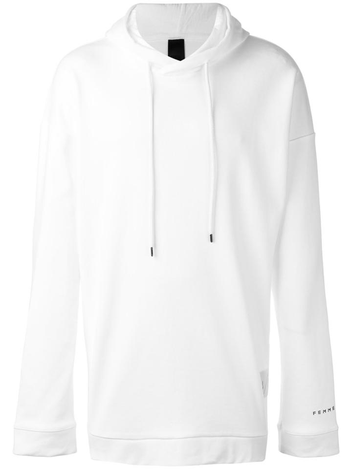 Odeur - Hooded Sweatshirt - Unisex - Cotton - M, White, Cotton