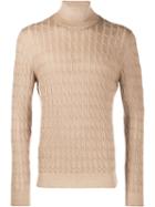 La Fileria For D'aniello Turtle Neck Sweater - Brown