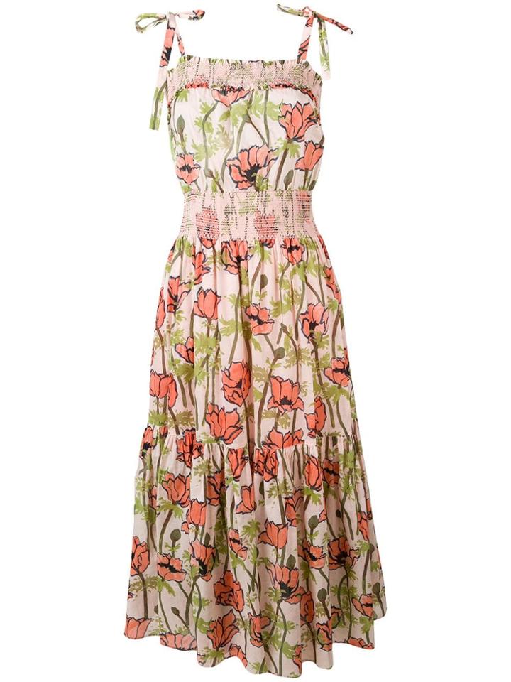 Tory Burch Smocked Sundress - Pink