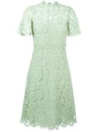 Valentino Lace A-line Dress, Women's, Size: 42, Green, Cotton/polyamide/viscose/silk