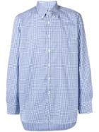 Bagutta Button Down Check Shirt - Blue