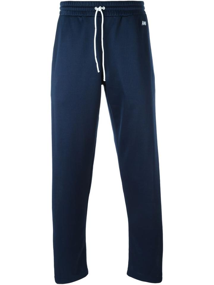 Ami Alexandre Mattiussi Piped Drawstring Track Pants