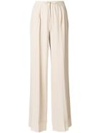 Max Mara Crêpe De Chine Trousers - Nude & Neutrals