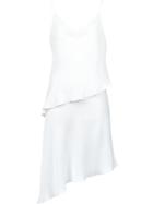 Egrey Asymmetric Dress - White