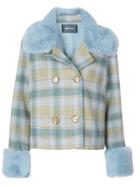 Reformation Templeton Short Coat - Blue